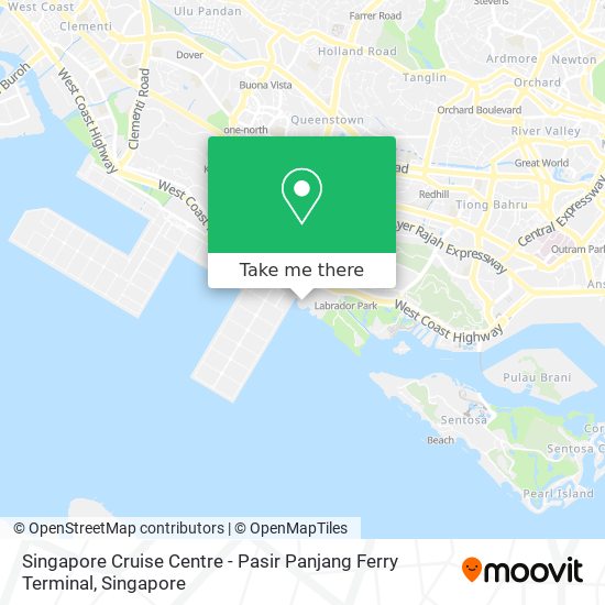 Singapore Cruise Centre - Pasir Panjang Ferry Terminal地图