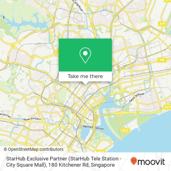 StarHub Exclusive Partner (StarHub Tele Station - City Square Mall), 180 Kitchener Rd map