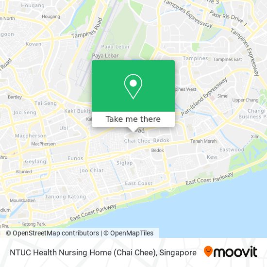 NTUC Health Nursing Home (Chai Chee) map