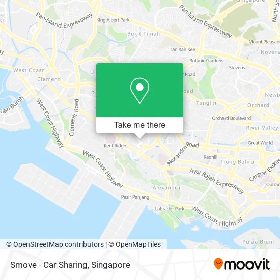 Smove - Car Sharing map