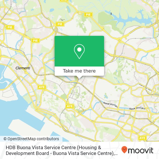 HDB Buona Vista Service Centre (Housing & Development Board - Buona Vista Service Centre) map