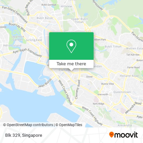 Blk 329 map