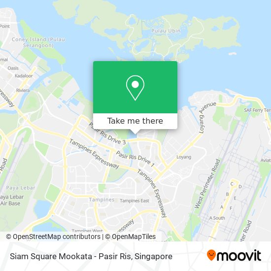 Siam Square Mookata - Pasir Ris地图