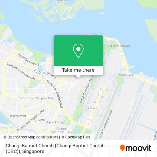 Changi Baptist Church (Changi Baptist Church (CBC)) map