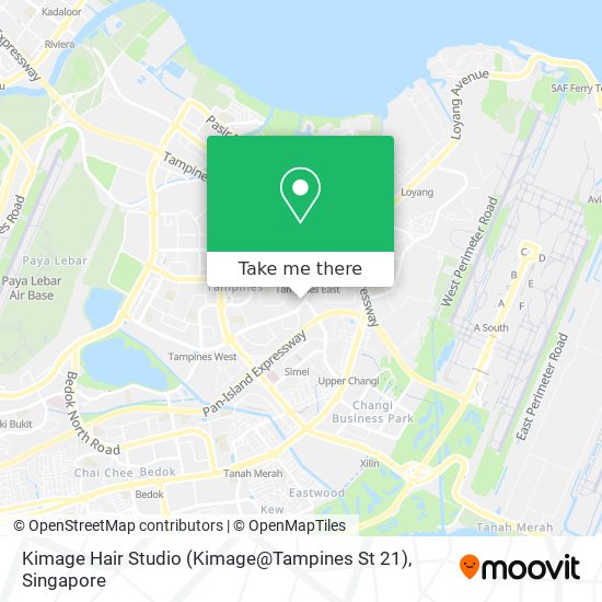 Kimage Hair Studio (Kimage@Tampines St 21) map