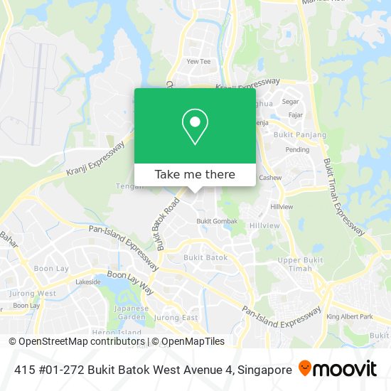 415 #01-272 Bukit Batok West Avenue 4地图