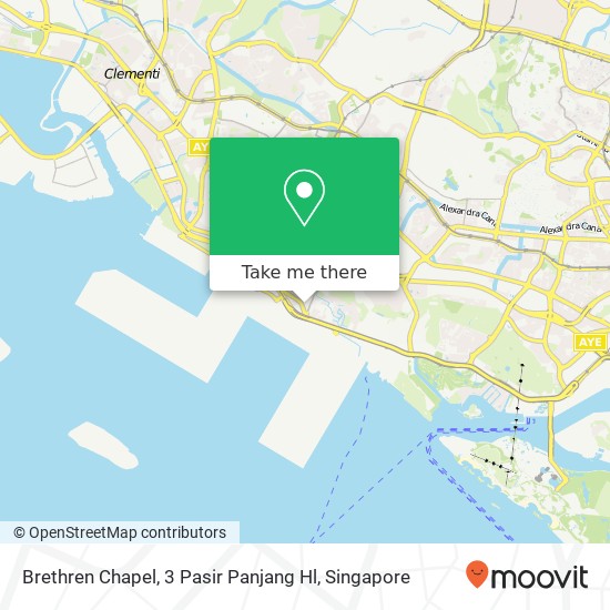 Brethren Chapel, 3 Pasir Panjang Hl map