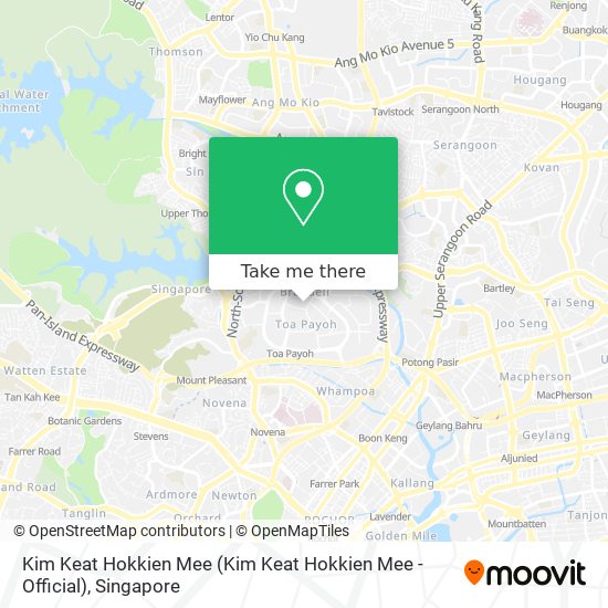 Kim Keat Hokkien Mee map