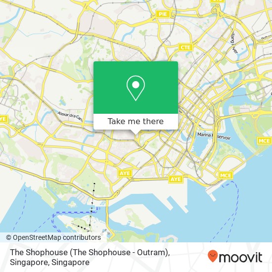 The Shophouse (The Shophouse - Outram), Singapore map