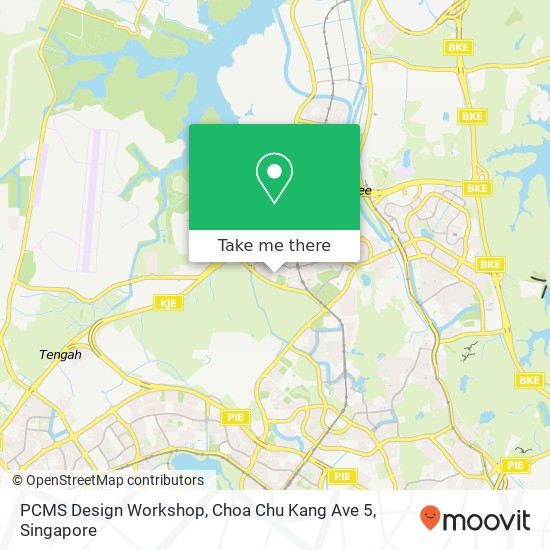 PCMS Design Workshop, Choa Chu Kang Ave 5 map