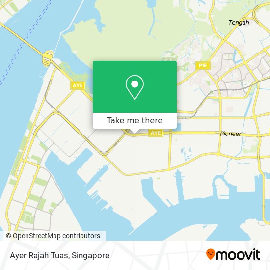 Ayer Rajah Tuas map