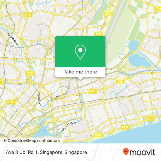 Ave 3 Ubi Rd 1, Singapore map