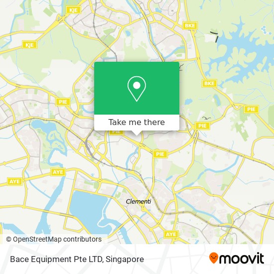 Bace Equipment Pte LTD map