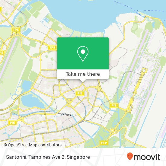 Santorini, Tampines Ave 2 map