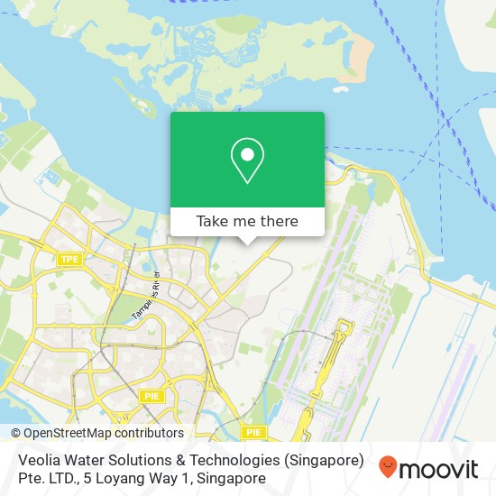 Veolia Water Solutions & Technologies (Singapore) Pte. LTD., 5 Loyang Way 1 map