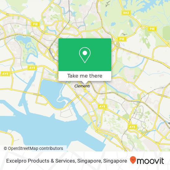 Excelpro Products & Services, Singapore map