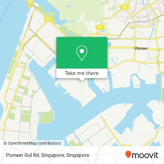 Pioneer Gul Rd, Singapore map