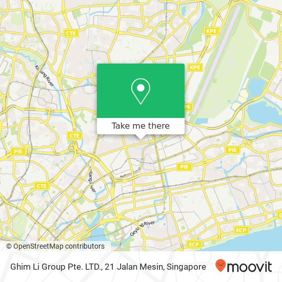 Ghim Li Group Pte. LTD., 21 Jalan Mesin map