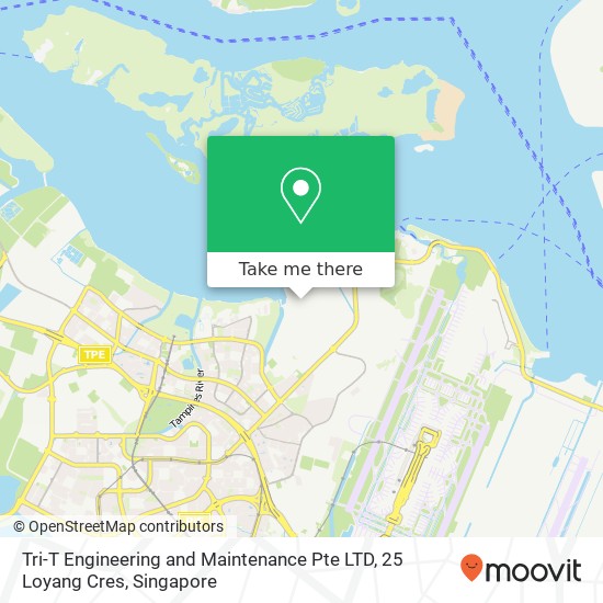 Tri-T Engineering and Maintenance Pte LTD, 25 Loyang Cres map