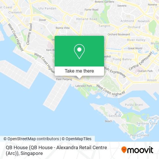 QB House (QB House - Alexandra Retail Centre (Arc)) map