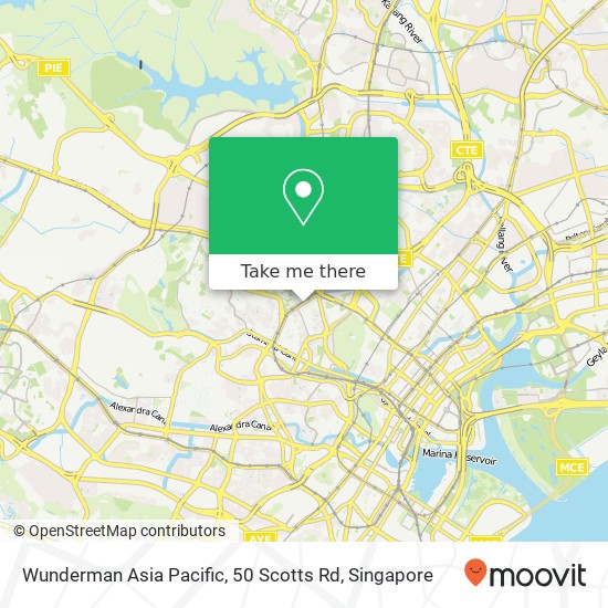 Wunderman Asia Pacific, 50 Scotts Rd map