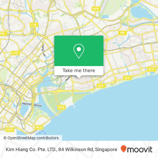 Kim Hiang Co. Pte. LTD., 84 Wilkinson Rd地图