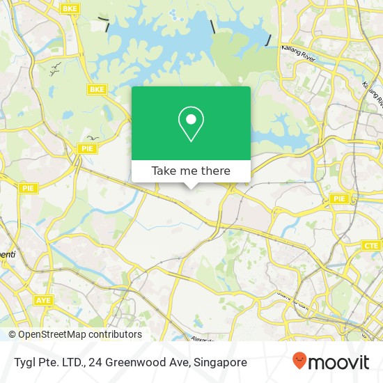 Tygl Pte. LTD., 24 Greenwood Ave map