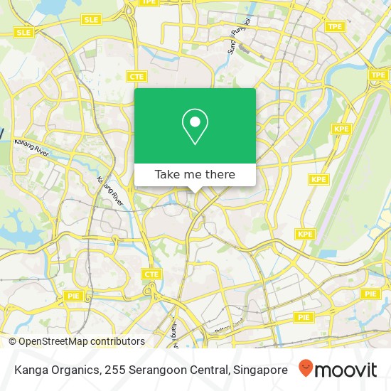 Kanga Organics, 255 Serangoon Central map