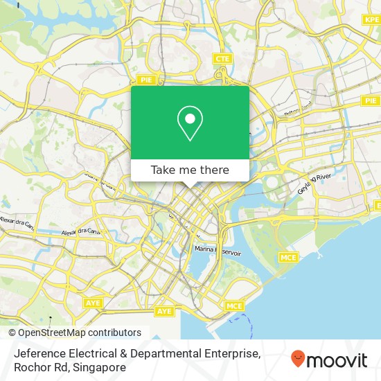 Jeference Electrical & Departmental Enterprise, Rochor Rd map