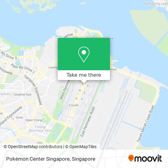 Pokémon Center Singapore map