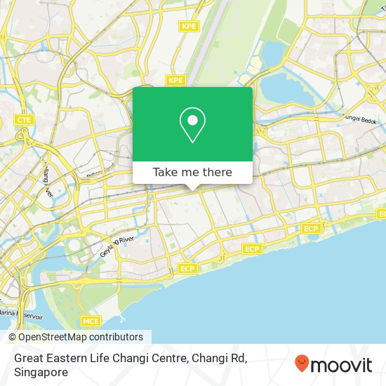 Great Eastern Life Changi Centre, Changi Rd map