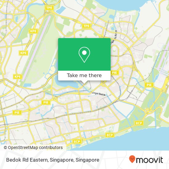 Bedok Rd Eastern, Singapore map