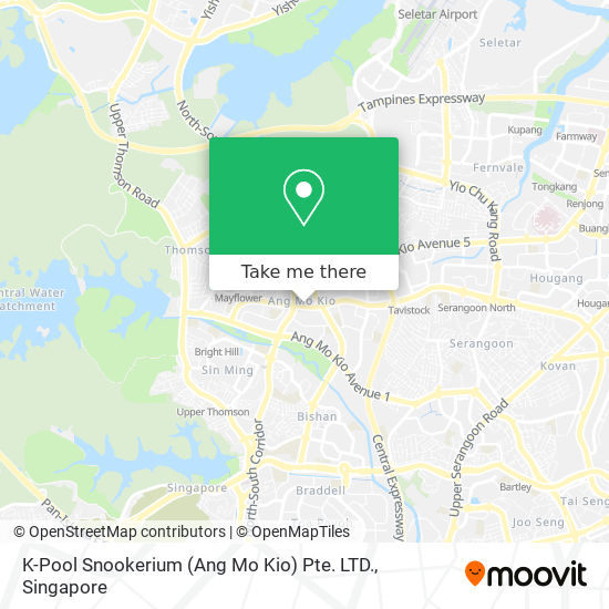 K-Pool Snookerium (Ang Mo Kio) Pte. LTD. map