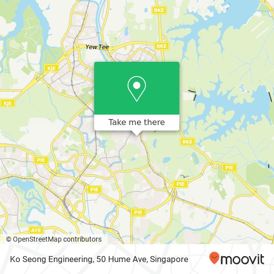 Ko Seong Engineering, 50 Hume Ave地图