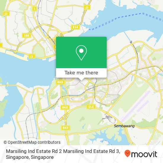 Marsiling Ind Estate Rd 2 Marsiling Ind Estate Rd 3, Singapore地图