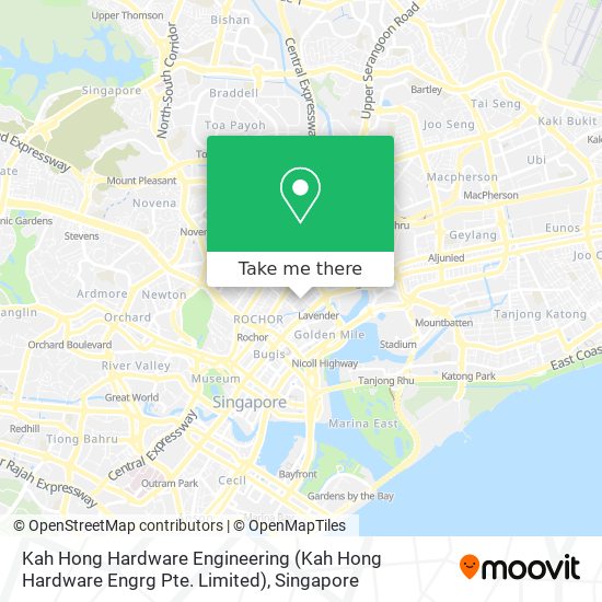 Kah Hong Hardware Engineering (Kah Hong Hardware Engrg Pte. Limited) map