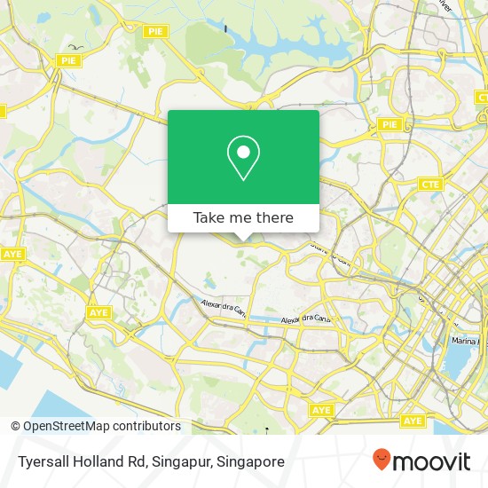 Tyersall Holland Rd, Singapur地图