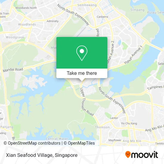 Xian Seafood Village map