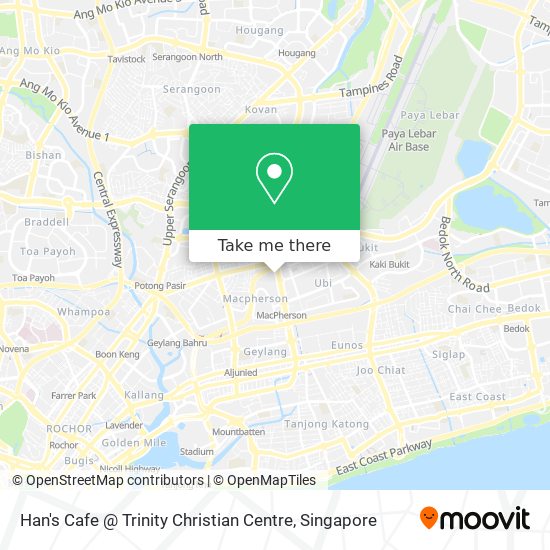 Han's Cafe @ Trinity Christian Centre map