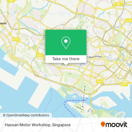 Hassan Motor Workshop map