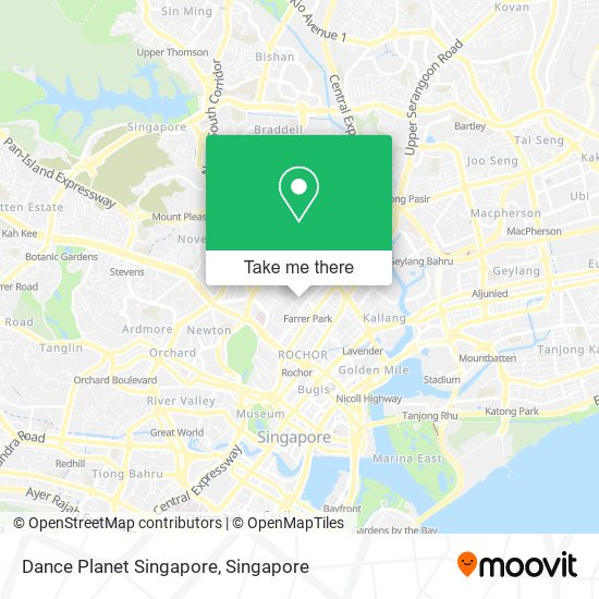 Dance Planet Singapore地图