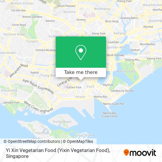 Yi Xin Vegetarian Food (Yixin Vegetarian Food) map