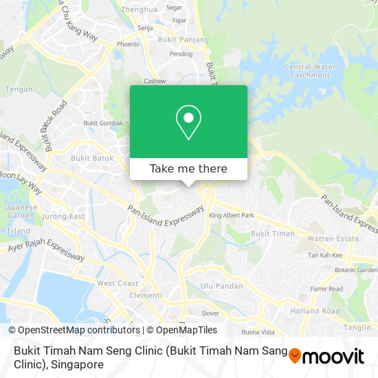 Bukit Timah Nam Seng Clinic地图