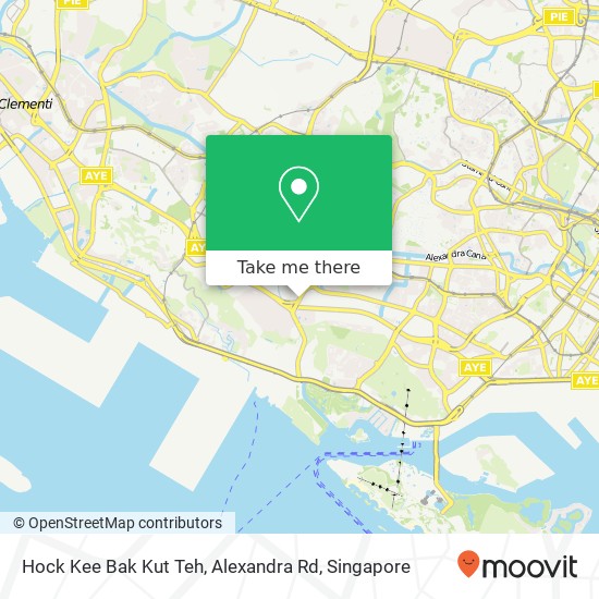 Hock Kee Bak Kut Teh, Alexandra Rd map