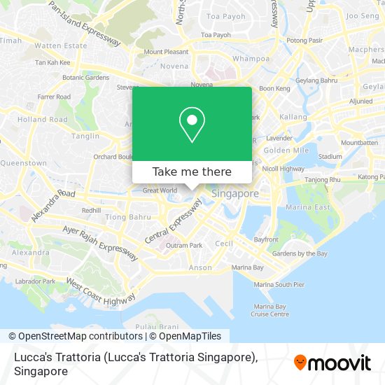 Lucca's Trattoria map