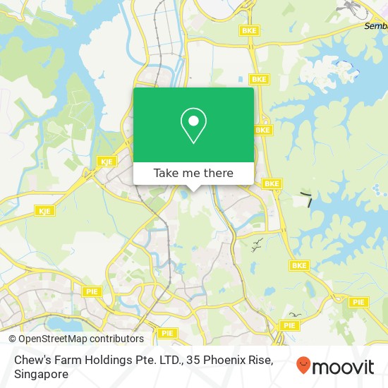 Chew's Farm Holdings Pte. LTD., 35 Phoenix Rise地图