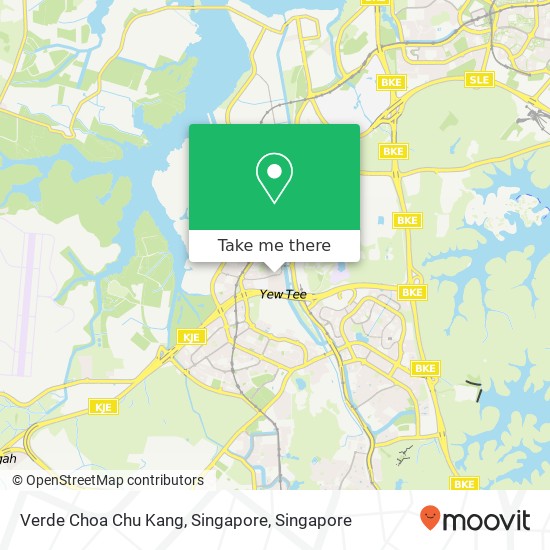 Verde Choa Chu Kang, Singapore地图