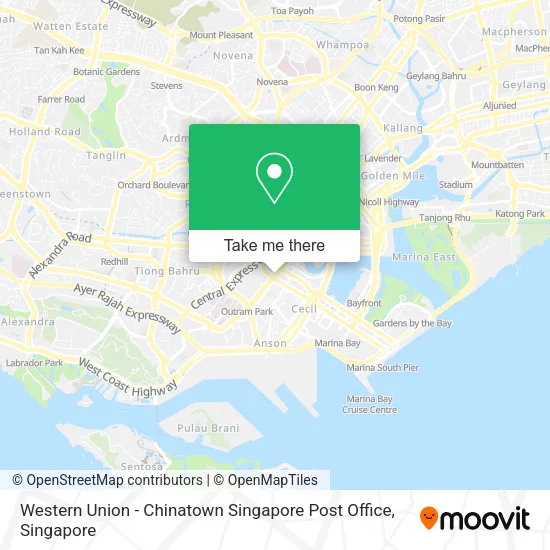 Western Union - Chinatown Singapore Post Office地图