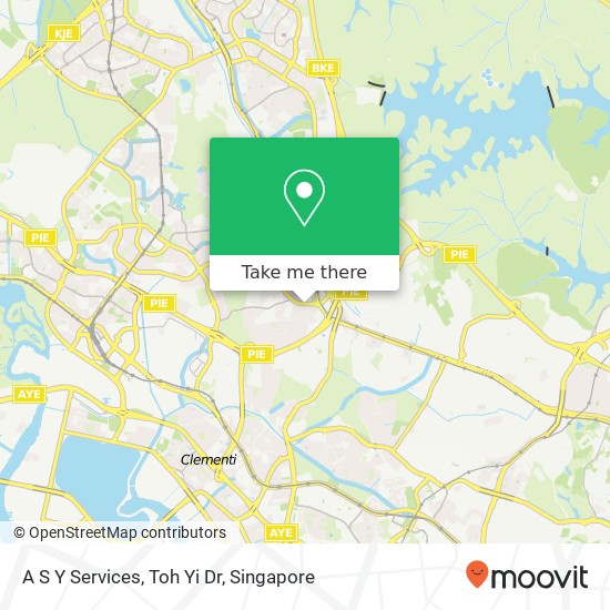 A S Y Services, Toh Yi Dr map