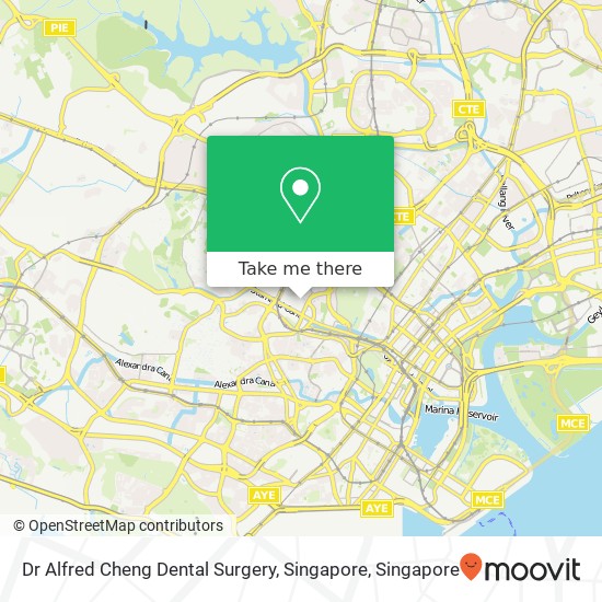 Dr Alfred Cheng Dental Surgery, Singapore map